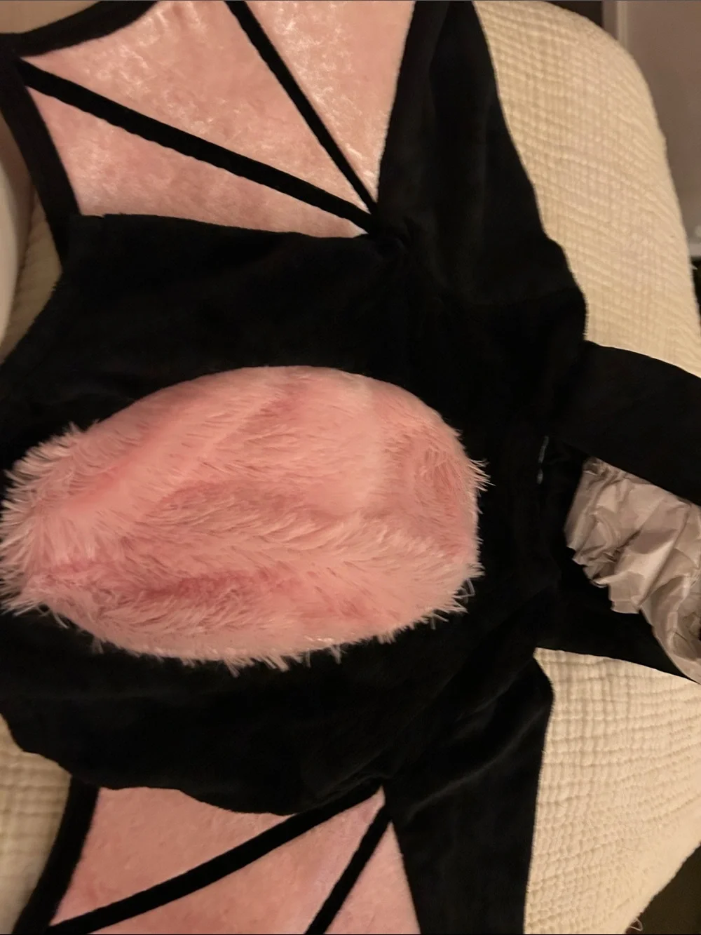 Baby’s Black and Pink Bat Costume Hoodie